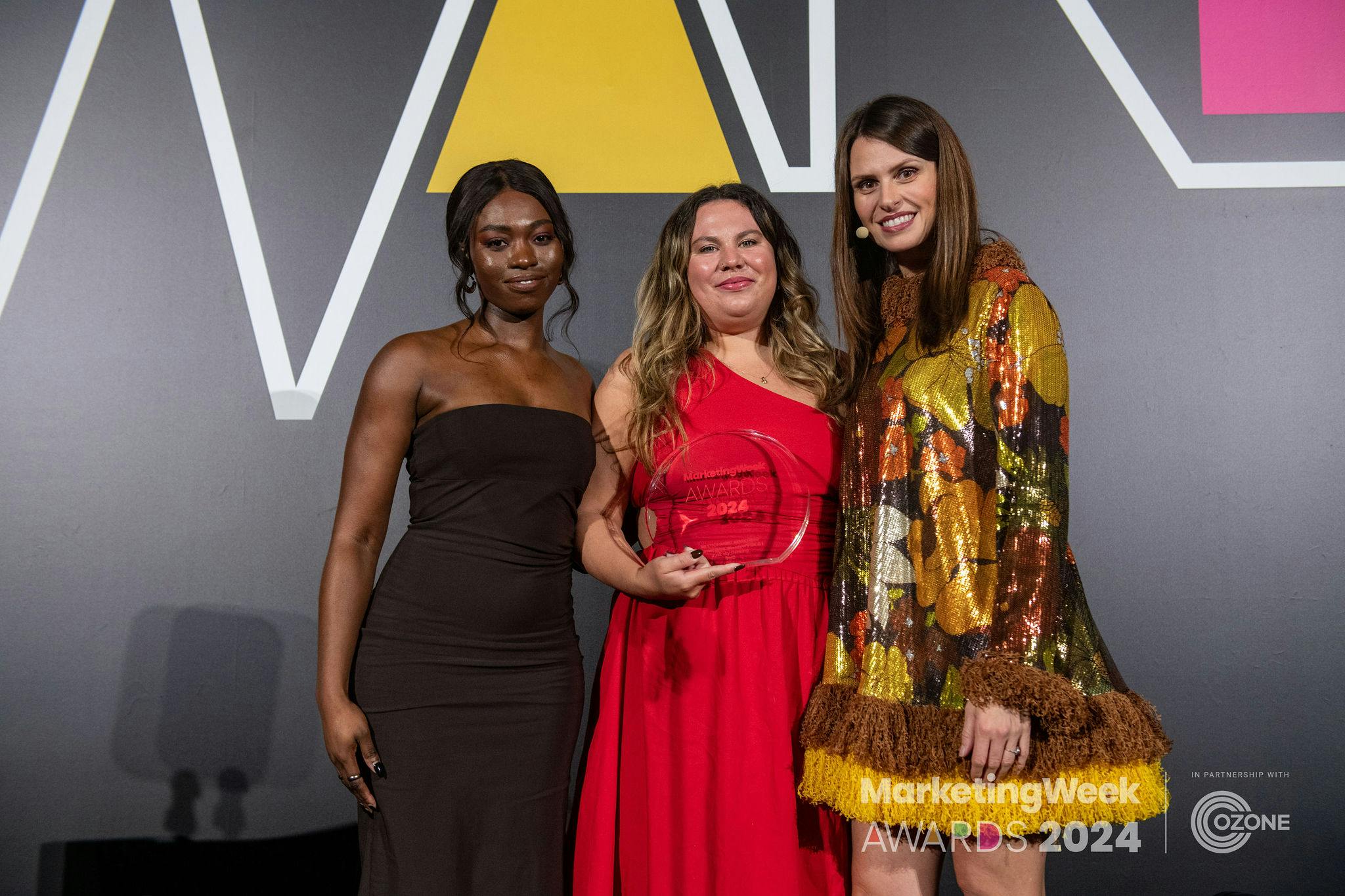 Winners on stage at the Marketing Week Awards 2024
